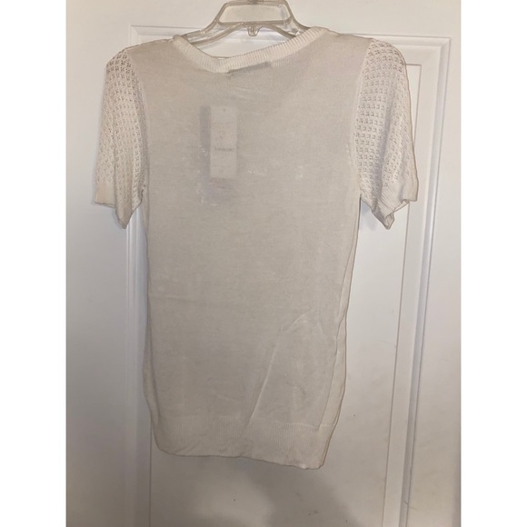 White Top with Sequin - Picture 3 of 4